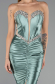Long Mint Prom Gown ABU6606