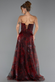 Long Burgundy Evening Dress ABU3360