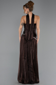 Long Brown Chiffon Prom Gown ABU6644
