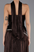 Long Brown Chiffon Prom Gown ABU6644