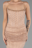 Long Copper Dantelle Mermaid Prom Dress ABU6647
