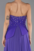 Purple Long Chiffon Evening Dress ABU6018