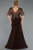 Long Brown Oversized Evening Dress ABU6618