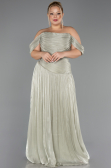 Long Mint Chiffon Plus Size Evening Gown ABU6603