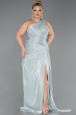 Long Mint Chiffon Formal Plus Size Dress ABU6713
