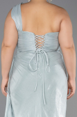 Long Mint Chiffon Formal Plus Size Dress ABU6713
