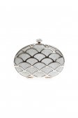 Gümüş Clutch Çanta V973