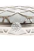 Gümüş Clutch Çanta V973