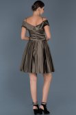 Short Mink Satin Invitation Dress ABK309