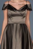 Short Mink Satin Invitation Dress ABK309