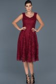 Burgundy Invitation Dress ABK317