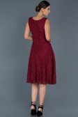 Burgundy Invitation Dress ABK317