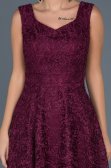 Plum Invitation Dress ABK317