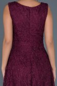 Plum Invitation Dress ABK317