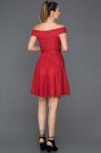 Short Red Invitation Dress ABK015