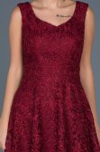 Burgundy Invitation Dress ABK317