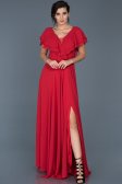 Long Red Engagement Dress ABU032