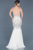 Long White Evening Dress ABU266
