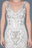 Long White Evening Dress ABU266
