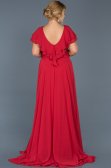 Long Red Plus Size Evening Dress ABU032