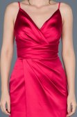 Long Fuchsia Engagement Dress ABU564