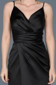 Long Black Engagement Dress ABU564