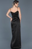 Long Black Engagement Dress ABU564