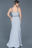 Long Grey Evening Dress ABU015