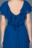 Long Sax-Blue-Engagement Dress ABU032