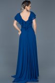 Long Sax-Blue-Engagement Dress ABU032