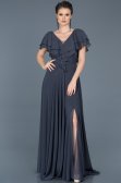 Long İndigo Engagement Dress ABU032