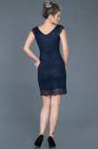 Short Navy Blue Evening Dress ABK010