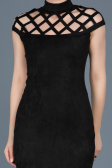 Short Black Evening Dress ABK256