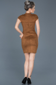 Short Wine Color Evening Dress ABK256