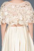 Long Beige Evening Dress ABU115