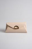 Mink Patent Leather Portfolio Bag V452