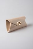 Mink Patent Leather Portfolio Bag V452