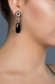 Black Earring DY037
