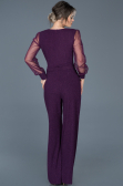 Long Plum Evening Dress ABT012