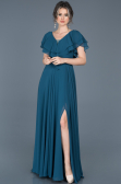 Long Oil Green Engagement Dress ABU032