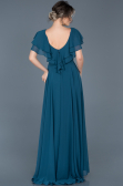 Long Oil Green Engagement Dress ABU032