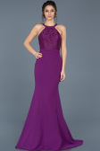 Long Purple Invitation Dress ABU600