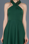 Short Emerald Green Invitation Dress ABK392