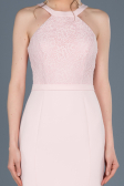 Long Powder Color Invitation Dress ABU600