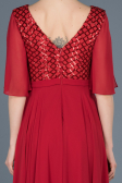 Long Red Invitation Dress ABU676