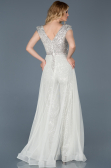 White Evening Dress ABT024
