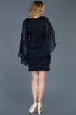 Short Navy Blue Evening Dress ABK121