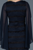 Short Navy Blue Evening Dress ABK121