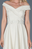 Short White Prom Gown ABK441