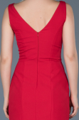 Front Short Back Long Red Mermaid Prom Dress ABO036